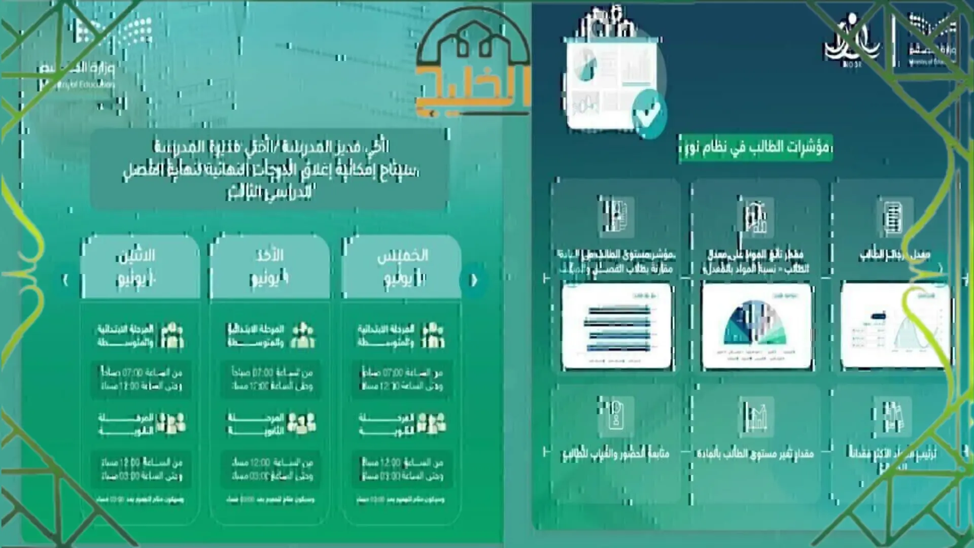  ترتيب الطالب في نظام نور