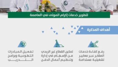 أمانة الرياض" و"إكرام" يقدمان تحسينات جديدة في خدمات رعاية الجنائز