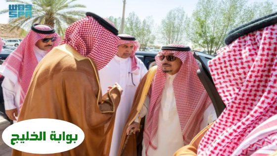 أمير الرياض يقوم بجولة تفقدية في محافظة المجمعة ويتدشّن مجموعة من المشروعات التنموية