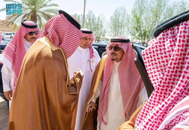 أمير الرياض يقوم بجولة تفقدية في محافظة المجمعة ويتدشّن مجموعة من المشروعات التنموية