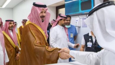 أمير المدينة يتابع تقدم مشروع تطوير ميقات ذي الحليفة