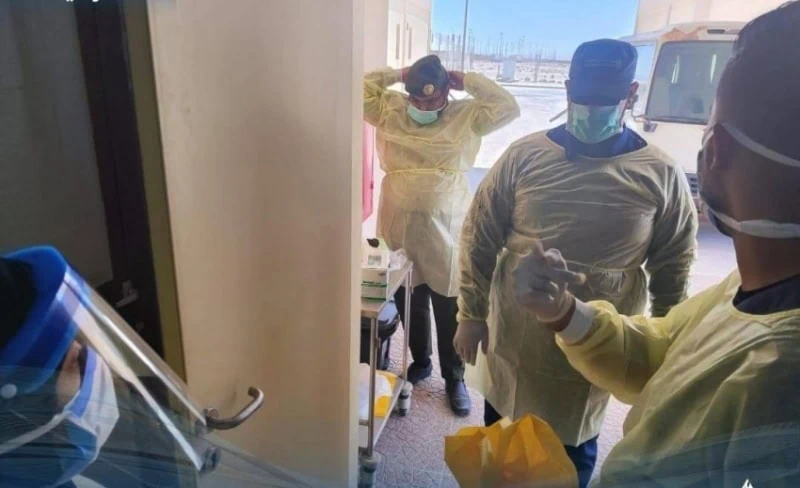 احتمالية وجود حالات إصابة بمرض معدٍ بين الحجاج في منفذ البطحاء