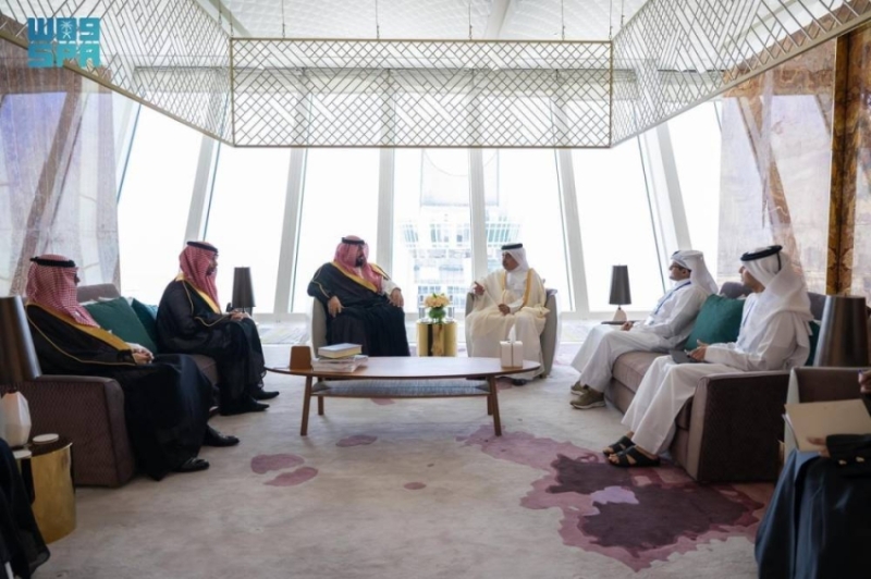 الإبراهيم ووزير المالية القطري يتباحثان سُبل تعزيز التعاون الاقتصادي