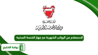الاستعلام عن الرواتب الشهرية عبر جهاز الخدمة المدنية