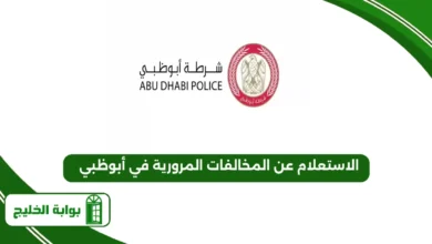 الاستعلام عن المخالفات المرورية في أبوظبي