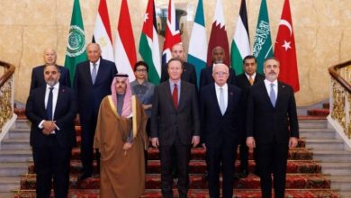 اللجنة الوزارية المنبثقة عن القمة العربية الإسلامية تعبر عن ترحيبها بالبيان المشترك