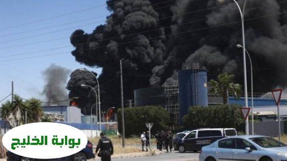 انفجار يكبد مصنعًا كيميائيًا قرب إشبيلية خسائر كبيرة