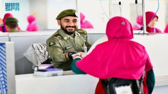 جوازات المدينة المنورة تستقبل أولى رحلات الحجاج القادمين من الصين لأداء فريضة الحج