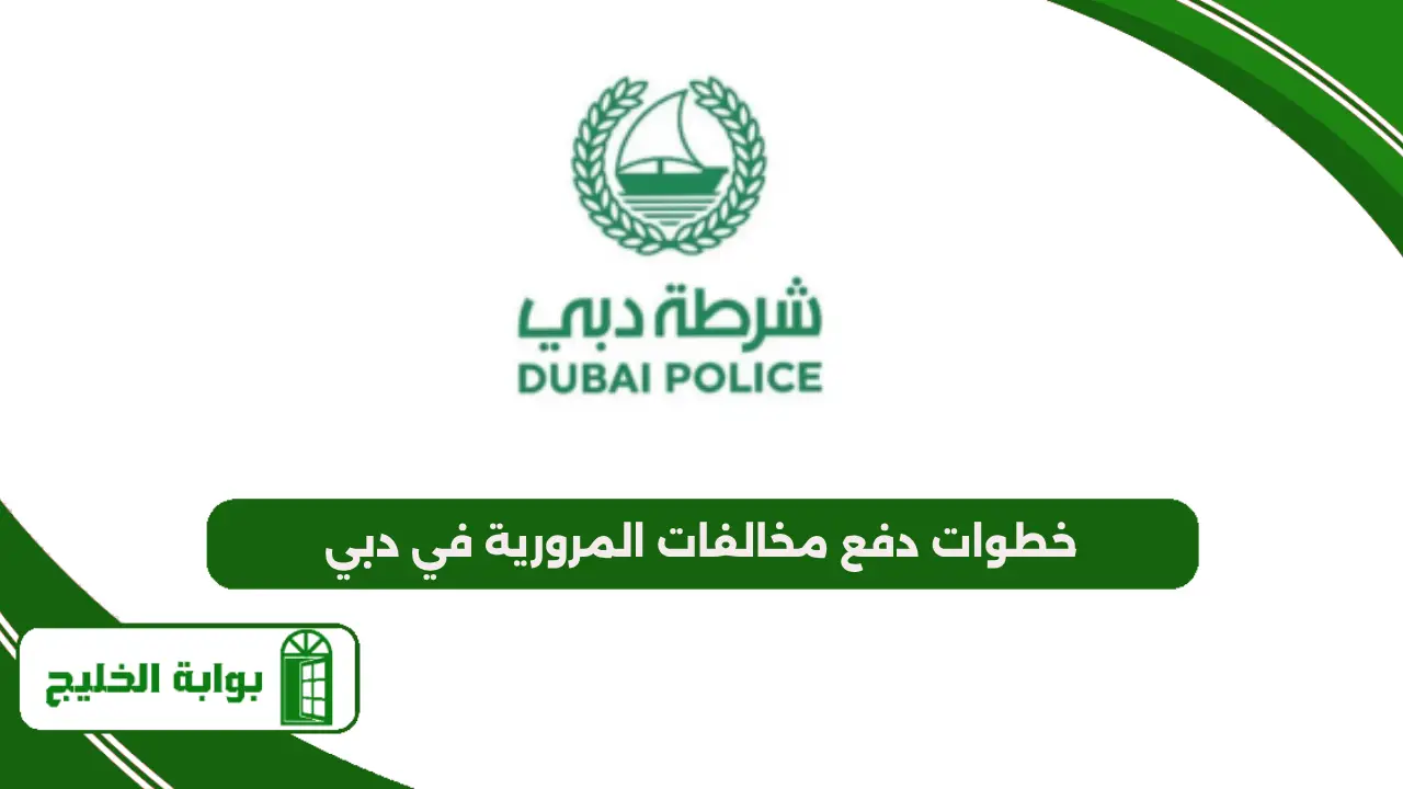 خطوات دفع مخالفات المرورية في دبي