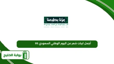 أجمل ابيات شعر عن اليوم الوطني السعودي 95