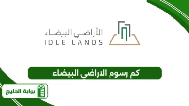 كم رسوم الاراضي البيضاء