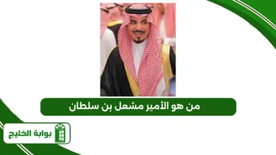 من هو الأمير مشعل بن سلطان