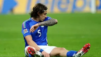 آرسنال يستعيد كالافيوري بعد مغادرته معسكر منتخب إيطاليا