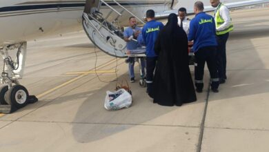 إجراءات الإخلاء الجوي الطبي للمواطنين المصريين المصابين بحالات حرجة إلى السعودية