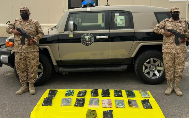 إحباط محاولة تهريب ضخمة للحشيش في جازان