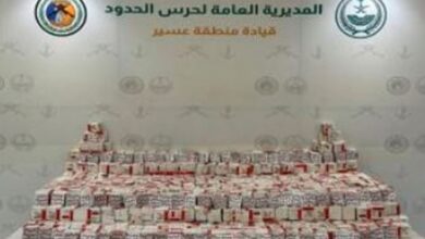 إحباط محاولة تهريب مخدرات بقيمة مليونية في عسير