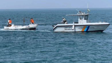 إنقاذ حرس الحدود لمواطن عالق في عرض البحر بالمدينة المنورة