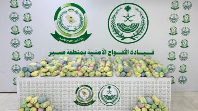 القبض على متهم بترويج 47 كيلو جرامًا من القات المخدر في عسير