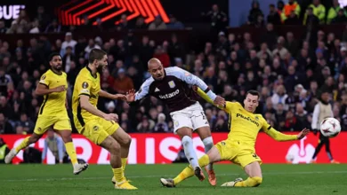 بثنائية مالين، أستون فيلا يحقق انتصاره القوي على يانج بويز في الدوري الأوروبي