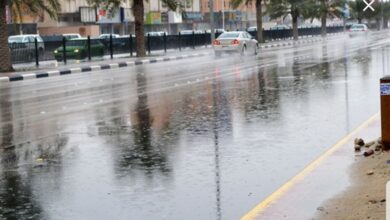 تأثير الأمطار المتوسطة والغزيرة على البيئة الزراعية في منطقة الجوف