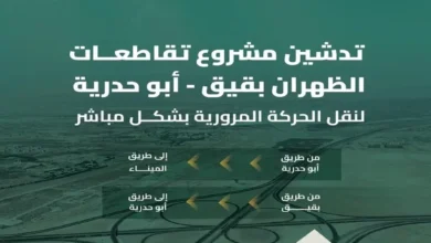 تطوير بنية الطرق في الظهران بقيق لتعزيز الكفاءة والنمو الاقتصادي