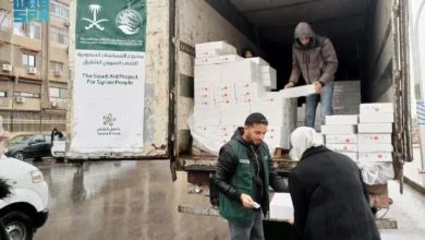 توزيع 1787 كرتون تمر في دمشق من قبل سلمان للإغاثة