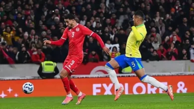 تونس تفرض التعادل أمام البرازيل في مباراة تاريخية