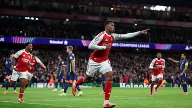 جابرييل يورط دفاع أرسنال في مواجهة التحديات الكبرى ضد توتنهام وتشيلسي وبايرن خلال أسبوع واحد
