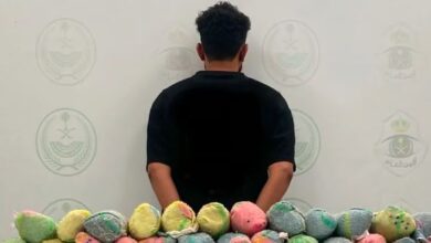 جهود الأمن في مكافحة تهريب القات: ضبط 68 كيلوجرامًا بعسير