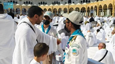 دور كشافة تعليم مكة في إدارة وتنظيم الحشود بالمسجد الحرام
