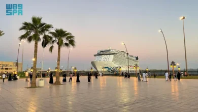 رحلات الكروز تعود إلى ينبع بمشاركة 640 سائحًا