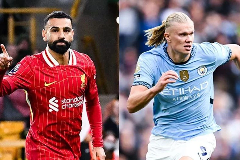 رغم التألق اللافت.. صراع الهدافين بين صلاح وهالاند على حساب كريستال بالاس