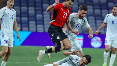 زيزو يتعرض للإصابة خلال مواجهة مصر وأوزبكستان في مباراة حاسمة