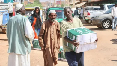 سلمان للإغاثة يوزع 800 سلة غذائية على الأسر المحتاجة في أم درمان