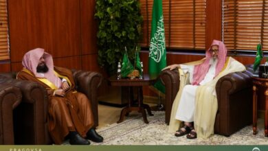 سماحة المفتي: التعاون بين البحث والإفتاء لتعزيز خدمة ضيوف الرحمن