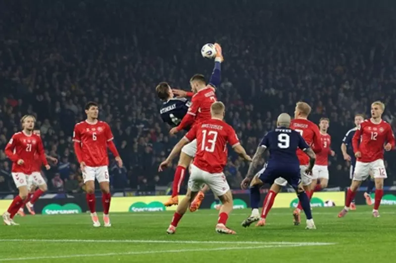 ماكتوميناي يسجّل هدفاً أسطورياً يعزز آمال السكوديتو ضد الدنمارك