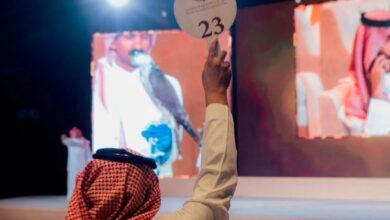 مبيعات نادي الصقور تتخطى 5 ملايين ريال في الليلة العشرون من المزاد