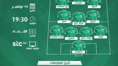 موعد مباراة السعودية وكوت ديفوار الودية وتفاصيل التشكيل والقنوات الناقلة