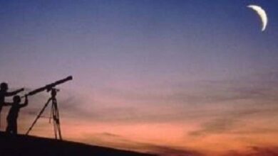 هلال جمادى الآخرة يشع بأناقته في سماء الوطن العربي