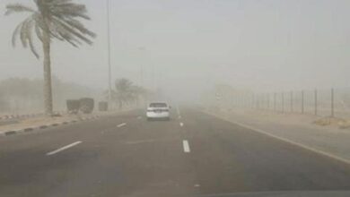 التأثيرات البيئية للأتربة المثارة والرياح النشطة في محافظة الجموم