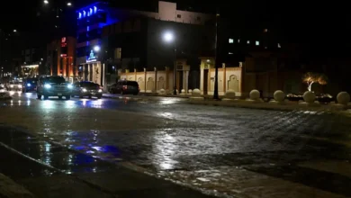 تأثيرات الأمطار والرياح على مناطق القريات وطبرجل في الجوف