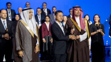 تتويج الفائزين بجائزة الابتكار العالمية في مجال المياه والتقنيات المستدامة