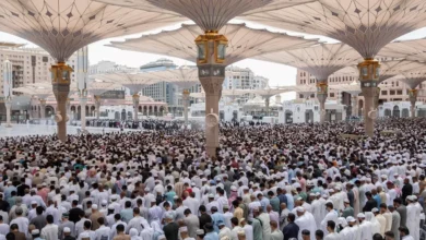 تجهيزات متكاملة لاستقبال المصلين في المسجد النبوي خلال صلاة الجمعة