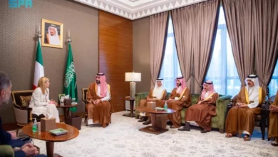 تعزيز العلاقات الثنائية: لقاء ولي العهد ورئيسة وزراء إيطاليا