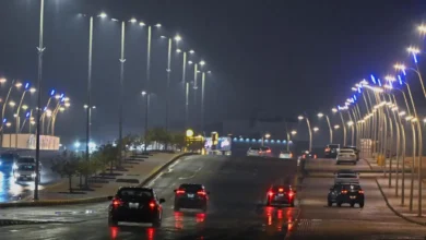 توقعات أمطار رعدية متفاوتة الغزارة حتى الخميس