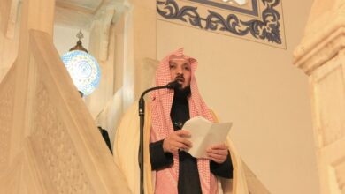 خطبة الجمعة للمؤدي المعيقلي: رسالة دينية في جامع مصطفى باشا بالعاصمة المقدونية