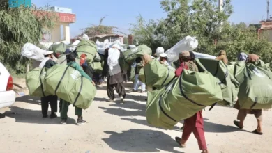 سلمان للإغاثة: توزيع 380 حقيبة إيوائية للمتضررين من الزلزال في أفغانستان