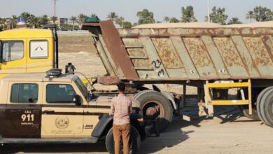 ضبط مقيم قام بإساءة استخدام الرواسب في محافظة الشرقية