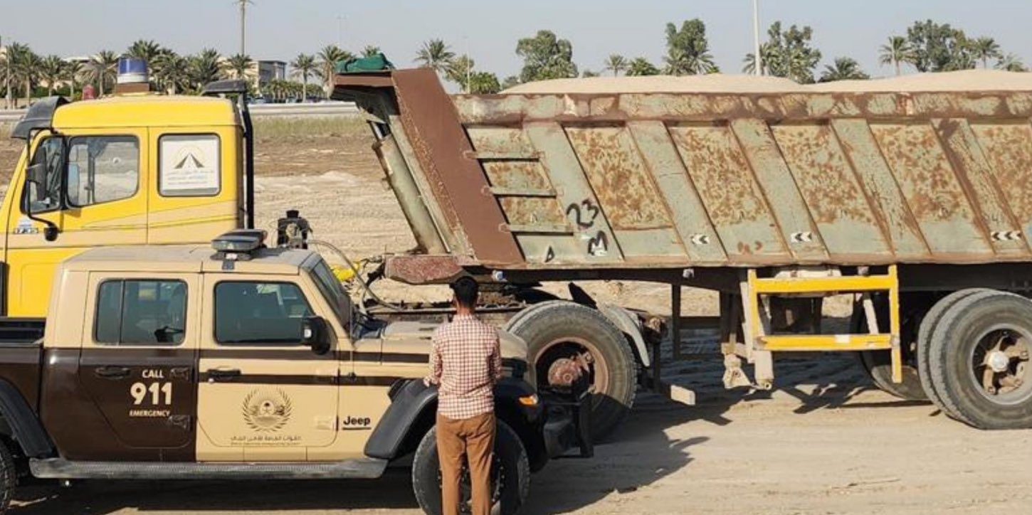 ضبط مقيم قام بإساءة استخدام الرواسب في محافظة الشرقية