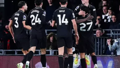 مانشستر سيتي يتخطى فولهام في مباراة تاريخية تسجل 9 أهداف